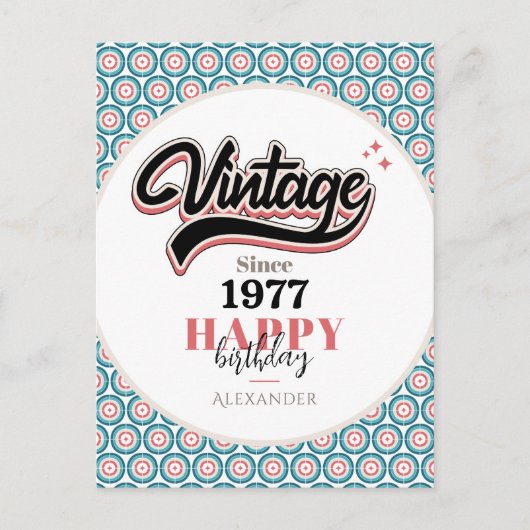 1977年製ヴィンテージ ポストカード (正面)