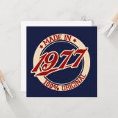 1977年製 カード (正面/裏面インサイチュ)