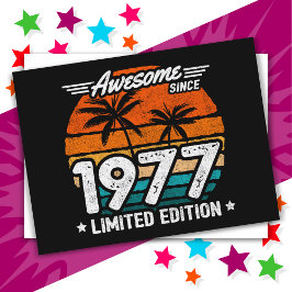 1977年限定復刻エディション・レトロ・アンビリーバブル 1977年からすごい ポストカード