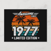 1977年限定復刻エディション・レトロ・アンビリーバブル 1977年から ポストカード (正面)