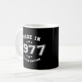 1977年限定版誕生日 コーヒーマグカップ (正面左)