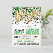 1977年高等学校大学懇親会招待状 招待状 (スタンド正面)