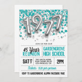 1977年高等学校大学懇親会招待状 招待状 (正面/裏面)