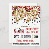 1977年高等学校大学懇親会招待状 招待状 (正面/裏面)