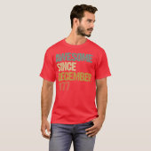 1977年12月以来のグルービーで最高のビンテージギフト 再 Tシャツ (正面フル)