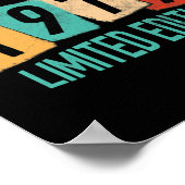 1977年45誕生日素晴らしの45歳 ポスター (角)