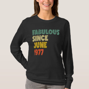 1977年6月以来の素晴らしい男の子の男の子の女の子 Tシャツ
