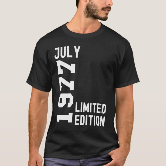 1977年7月ハッピーバースデーパーティー Tシャツ (正面)