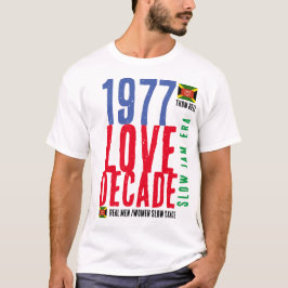 1977年 リアルマン / スローダンス メンズTシャツ Tシャツ