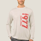 1977生まれ常ユニーク トライブレンドＴシャツ (正面)