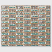 1977生まれ年のラップ紙 ラッピングペーパー (フラット)