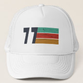 1977生まれ年のヴィンテージ誕生日ギフト キャップ (正面)