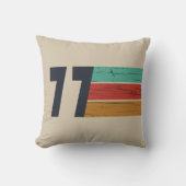 1977生まれ年のヴィンテージ誕生日ギフト クッション (正面)