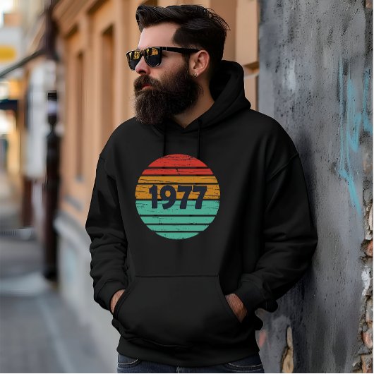 1977生まれ年のヴィンテージ誕生日ギフト パーカ