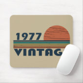 1977生まれ年のヴィンテージ誕生日 マウスパッド (マウス)