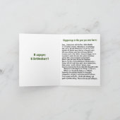 1977生まれ年の誕生日おもしろい事実 カード (内部)