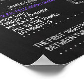 1977生まれ年43歳の誕生日パーティーに男性のサイン ポスター (角)