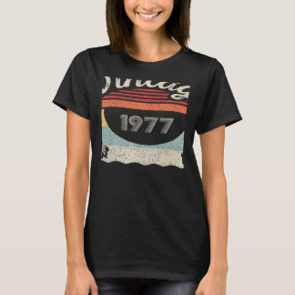 1977生まれ年45誕生日45歳のヴィンテージ Tシャツ
