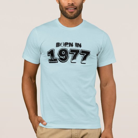 1977生まれ年 Tシャツ (正面)