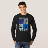 1977素晴らし年以来ウェイクボードライフスタイル Tシャツ (正面フル)