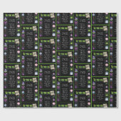 1977誕生日年トリビア ラッピングペーパー (フラット)