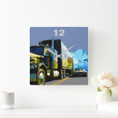 1977 TRANS AM スクエア壁時計 (ホーム)