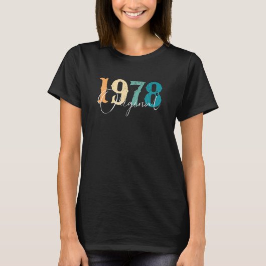 1978オリジナル誕生日 Tシャツ (正面)