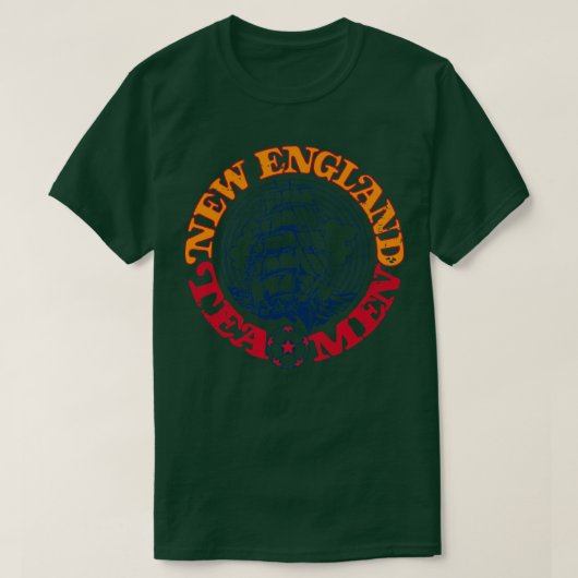 1978ニューイングランド茶人ヴィンテージサッカー Tシャツ (デザイン正面)