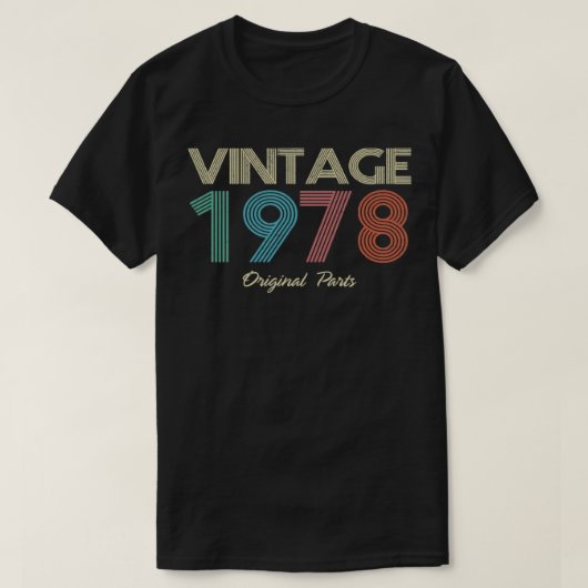 1978ヴィンテージオリジナル部品 Tシャツ (デザイン正面)