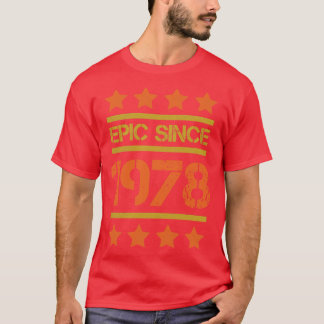 1978年からエピック家族誕生日ギフトBbayFather Mo Tシャツ