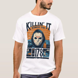 1978年から殺戮を始めた - マイケル・マイヤーズのヴィンテージ・ハロウィン Tシャツ