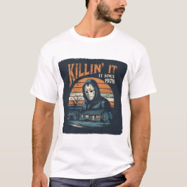 1978年から殺戮を続けるマイケル・マイヤーズ ハロウィーン ヴィンテージ Tシャツ
