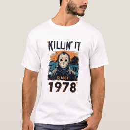 1978年から殺戮を続ける - マイケル・マイヤーズのヴィンテージ・ハロウィンTシャツ Tシャツ