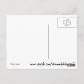 1978年に確認されたサラブレッド競走馬 ポストカード (裏面)