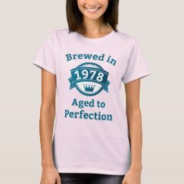 1978年に醸造され、完成度に優れた Tシャツ