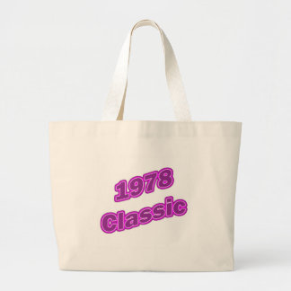1978年のクラシックな紫色 ラージトートバッグ