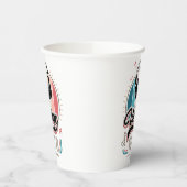 1978年のヘッドフォン以降のヴィンテージ 紙コップ (左)