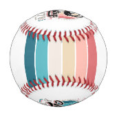 1978年のヘッドフォン以降のヴィンテージ 野球ボール (裏面)