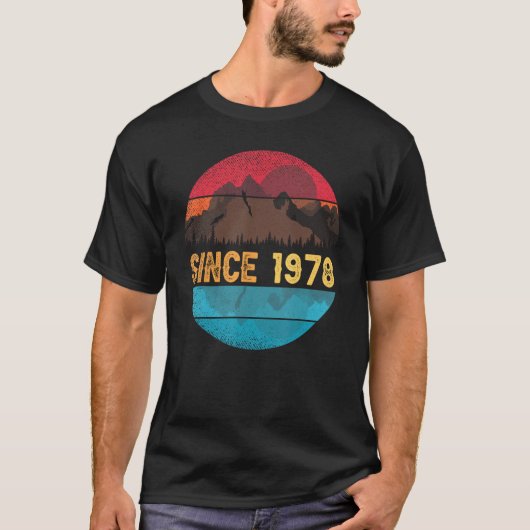 1978年のレトロとヴィンテージ設計 Tシャツ (正面)