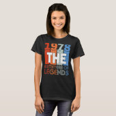 1978年の第45誕生日生まれシャツ誕生日女性私 Tシャツ (正面フル)