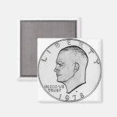 1978年ドル、アイゼンハワー、製品 マグネット (正面/裏面)