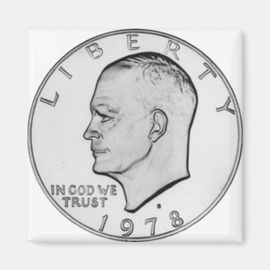 1978年ドル、アイゼンハワー、製品 マグネット (正面)