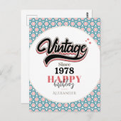 1978年ヴィンテージ ポストカード (正面/裏面)