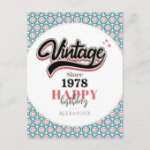 1978年ヴィンテージ ポストカード (正面)