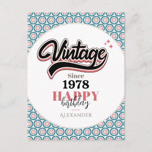 1978年ヴィンテージ ポストカード (正面)