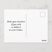 1978年以来のヴィンテージ ポストカード (裏面)