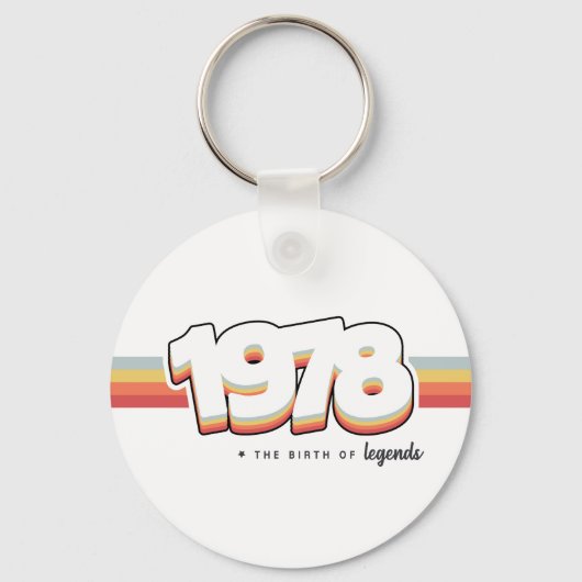 1978年伝説の誕生 キーホルダー (正面)