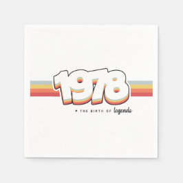 1978年伝説の誕生 スタンダードカクテルナプキン