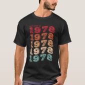 1978年伝説45 45日 Tシャツ (正面)