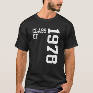 1978年卒業 レトロな高校同窓会 ビン Tシャツ